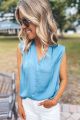 Classic Tank Blouse Denim