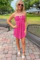 Cut Out Dress Pink