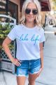 Lake Life Tee White