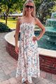 Floral Smocked Maxi Dress