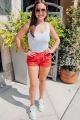 Athletic Shorts Red