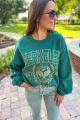 Tennis Sweatshirt Hunter Green