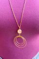 Pearl Pendant Necklace Gold