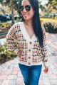 Multicolor Boyfriend Cardigan Cream