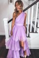 Layered Mesh Dress Lavender