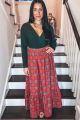 Plaid Maxi Skirt