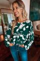 Floral Blouse Green