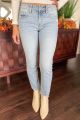 Low Rise Straight Leg Jean Light