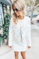 Cropped Round Neck Blazer