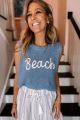 Beach Sleeveless Sweater